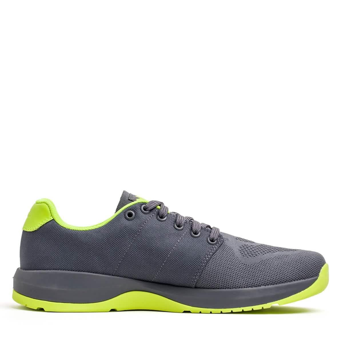Women's Ballistic Trainers - Wolf Grey + Acid Lime
