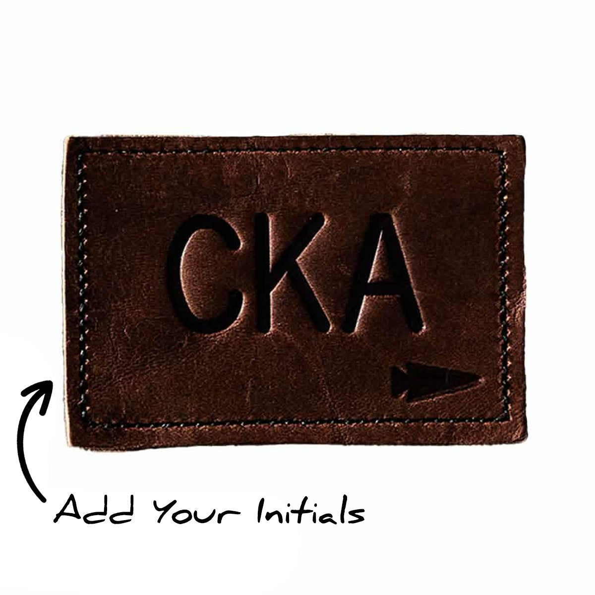Patch - Custom Leather Monogram