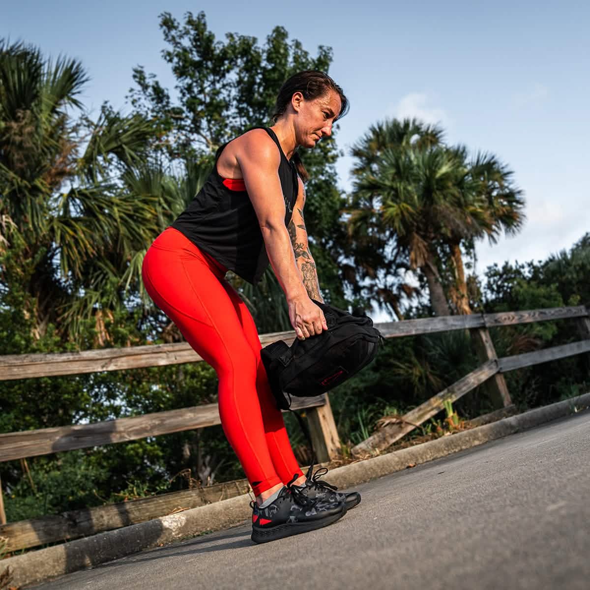 Women's Rough Runner - Midnight Frogskin + High Risk Red