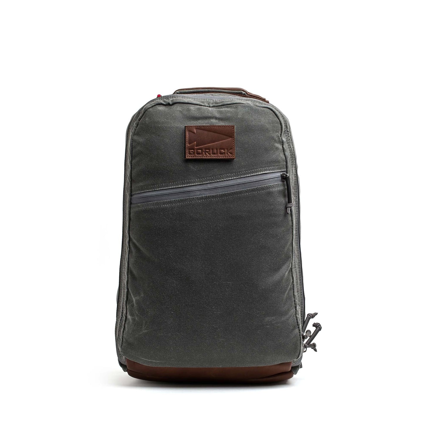 Double Compartment Bullet Ruck - Heritage Waxed Canvas - 18L