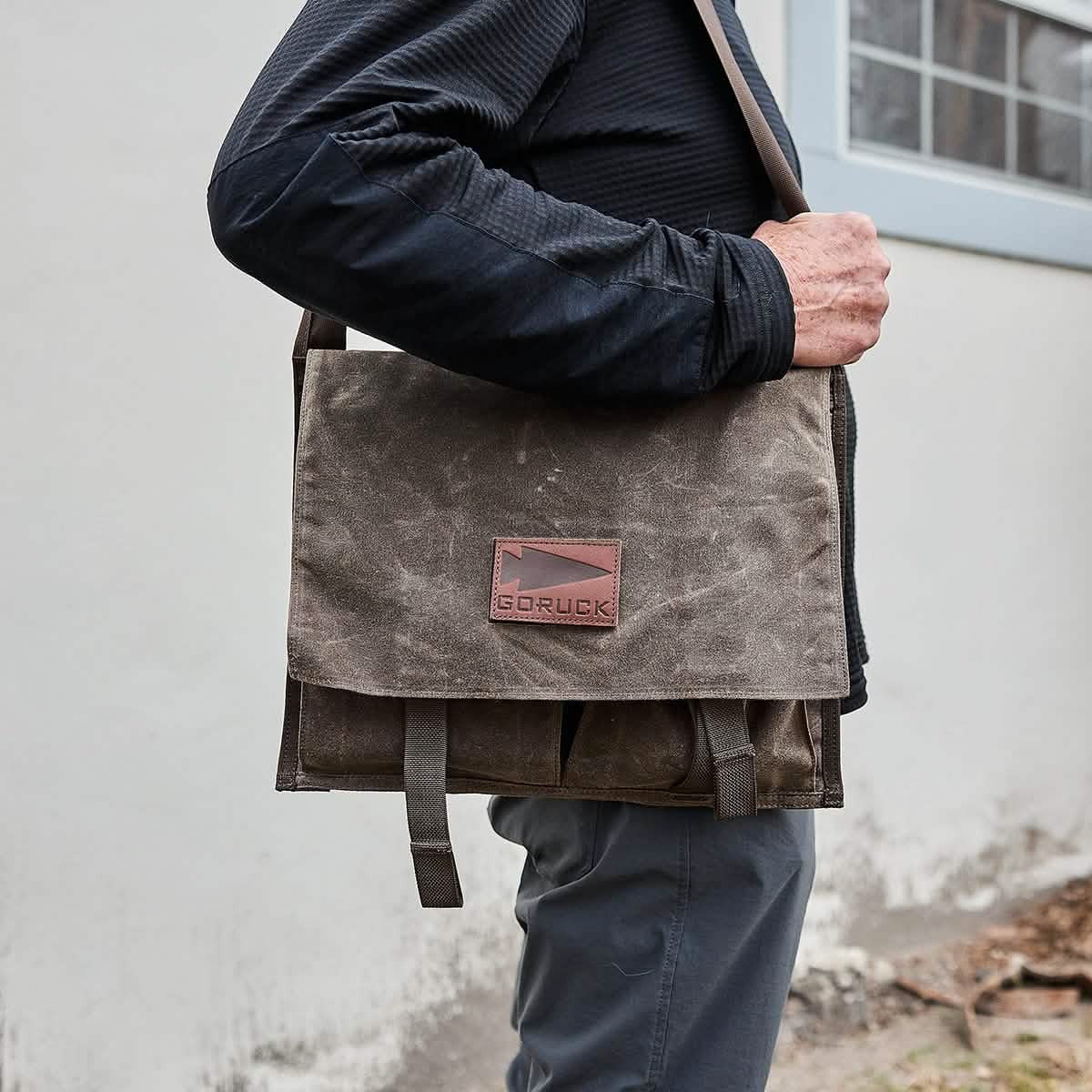 Waxed Canvas Claymore Sling Bag