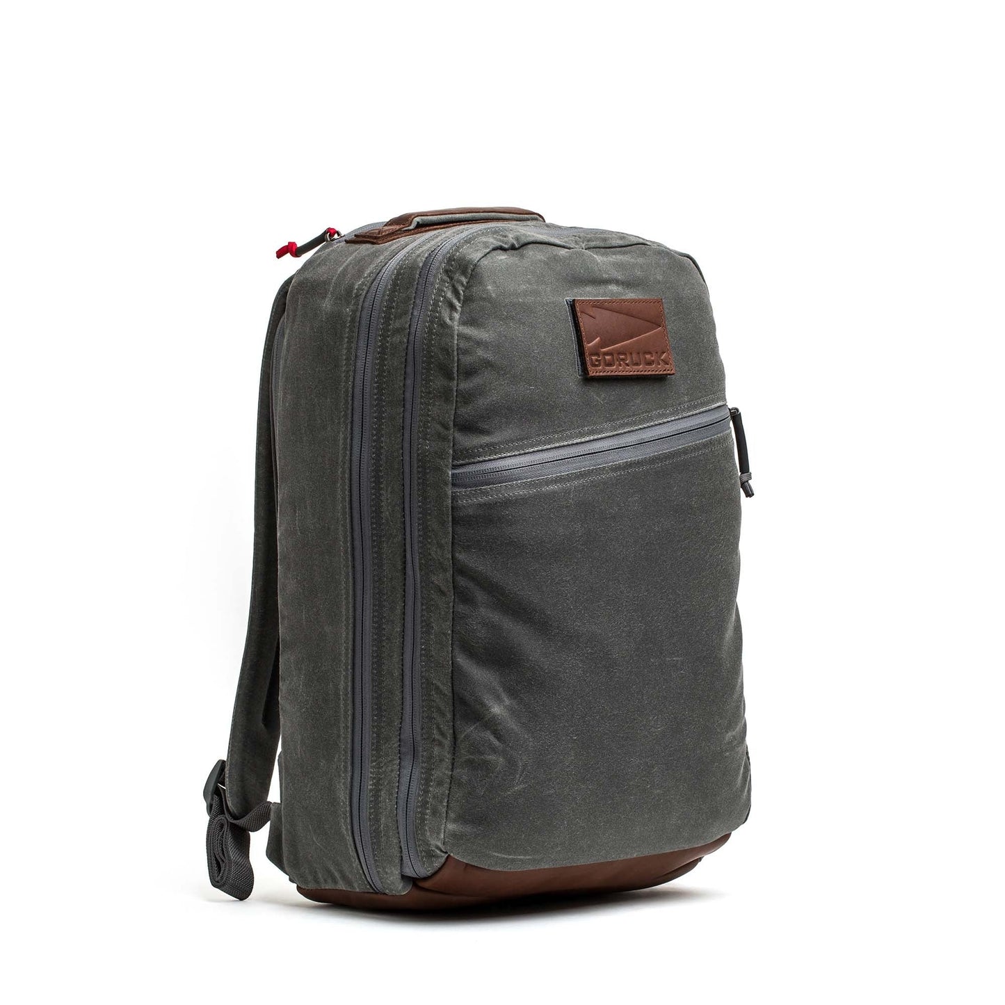 Double Compartment Bullet Ruck - Heritage Waxed Canvas - 18L