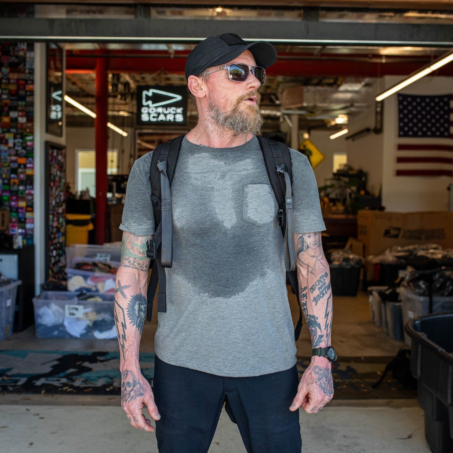 Short Sleeve Pocket Tee - Tri-BlendX